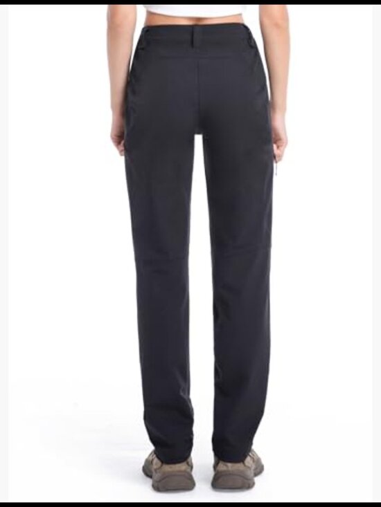 Lightweight Quick Dry Hiking Pants Water Resistant Cargo Work Pants with Zipper - Picture 4 of 7